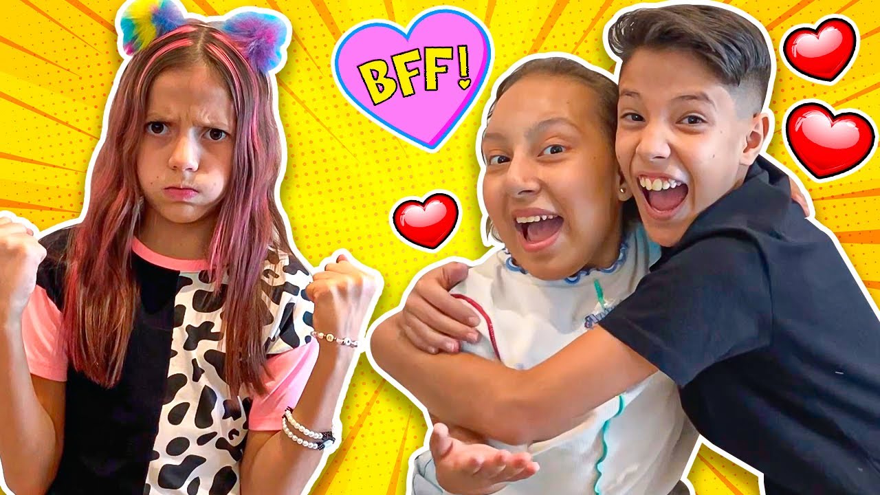 História engraçada de um novo amigo e amiga ciumenta - Maria Clara MC Divertida, Jessica e Henrique