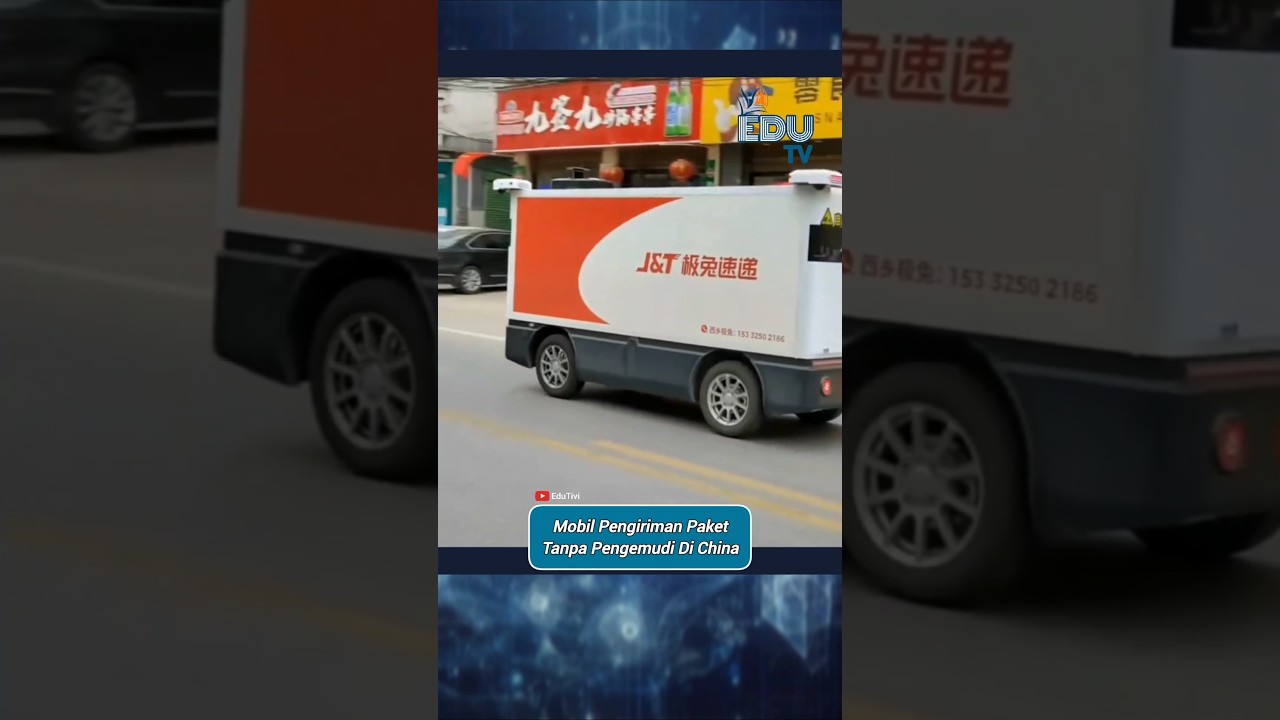 Mobil Pengiriman Paket Tanpa Pengemudi Di China