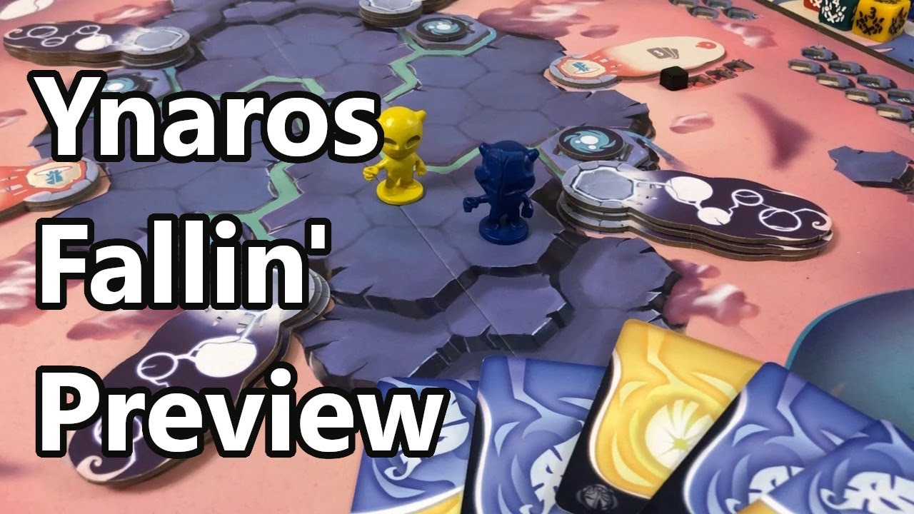 Ynaros Fallin' Preview | A Strategy Game for 2 or 4 Players Coming to Kickstarter Soon | Sponsored