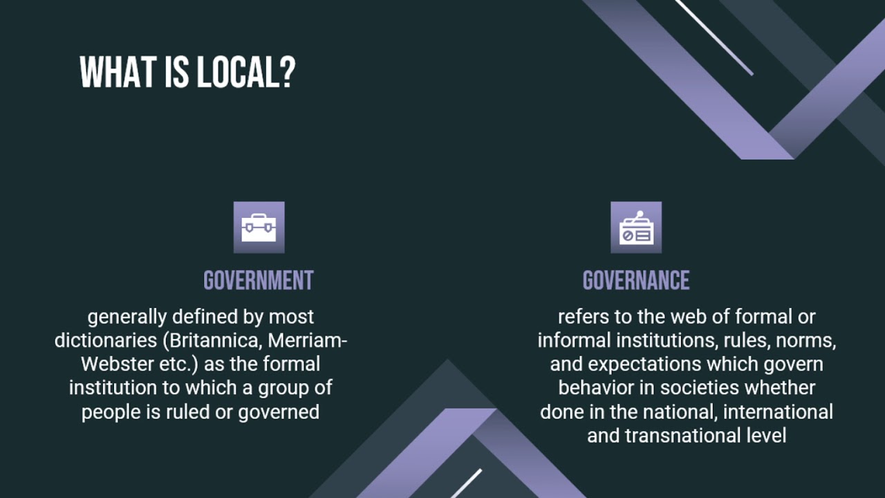 Meanings and Concepts of Local Government (WITH ACTIVITY)