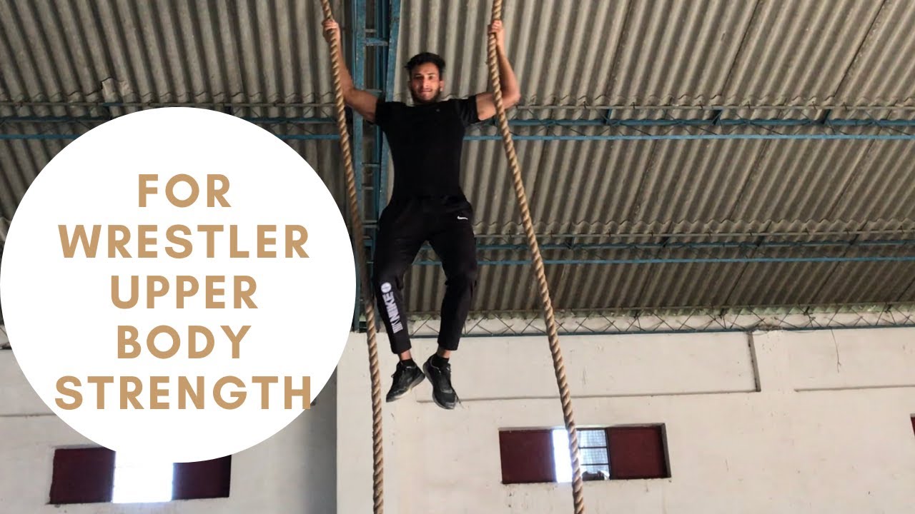 Rope climbing best exercise for wrestlers #wrestling #ropeclimbing