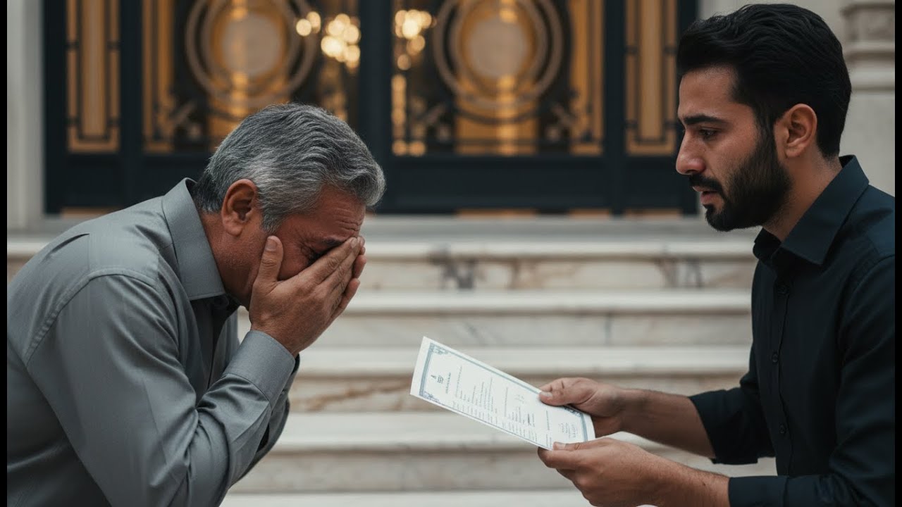 طردني والدي من المنزل بسبب طيشي — بعد 5 سنوات عدت لأشتري قصره وهو يبكي أمام بابي