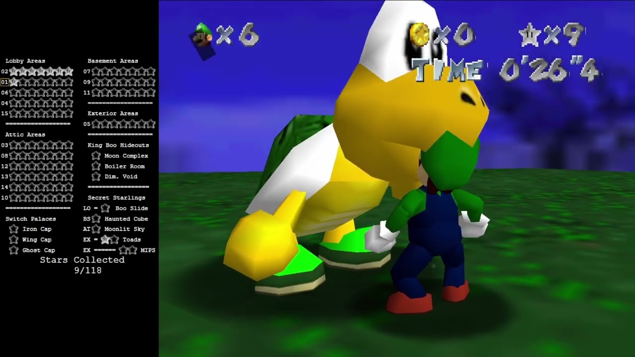 Luigi's Mansion 64 Playthrough