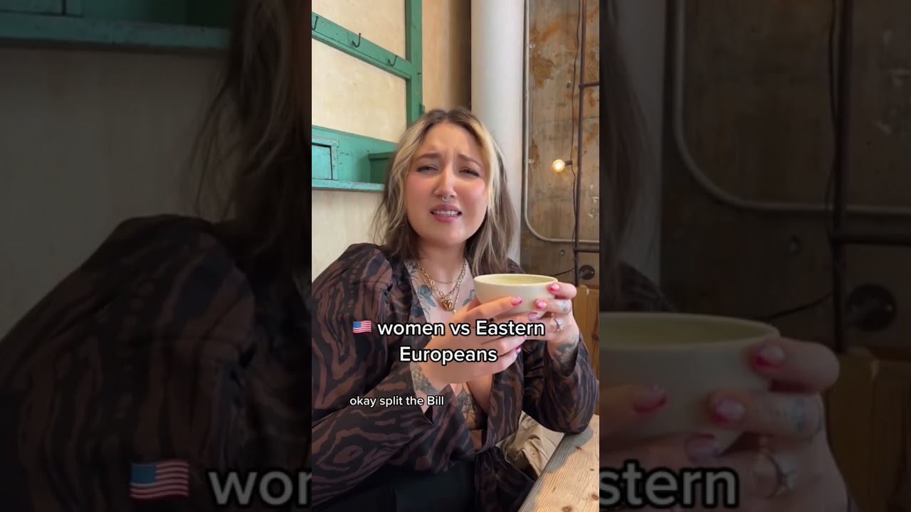 Slavic and Eastern European women vs Americans 🫢🫢🫢 #sarcasm #easterneuropean #slavic #balkan