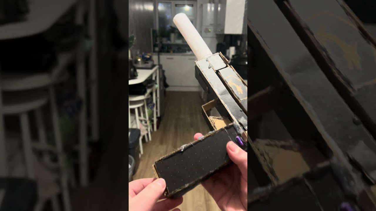 Cardboard gun