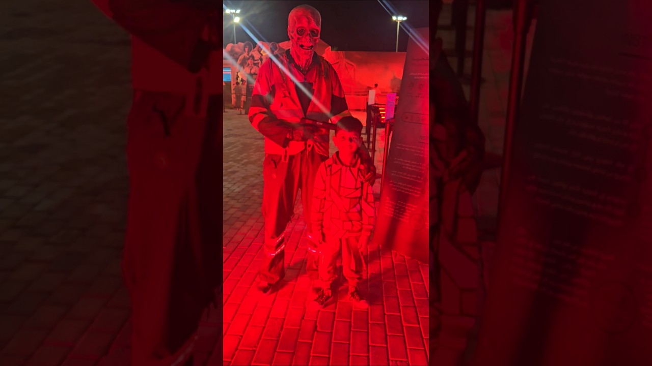 Arsalan met with a zombie. 🧟&zwj;♂️ #Encounter #Zombie #zambievideo #zombies