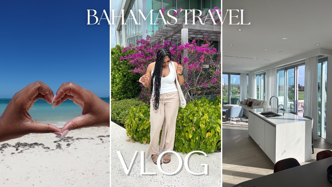 BAHAMAS TRAVEL VLOG ☀︎ | goldwynn resort, exploring nassau, waterpark fun, etc