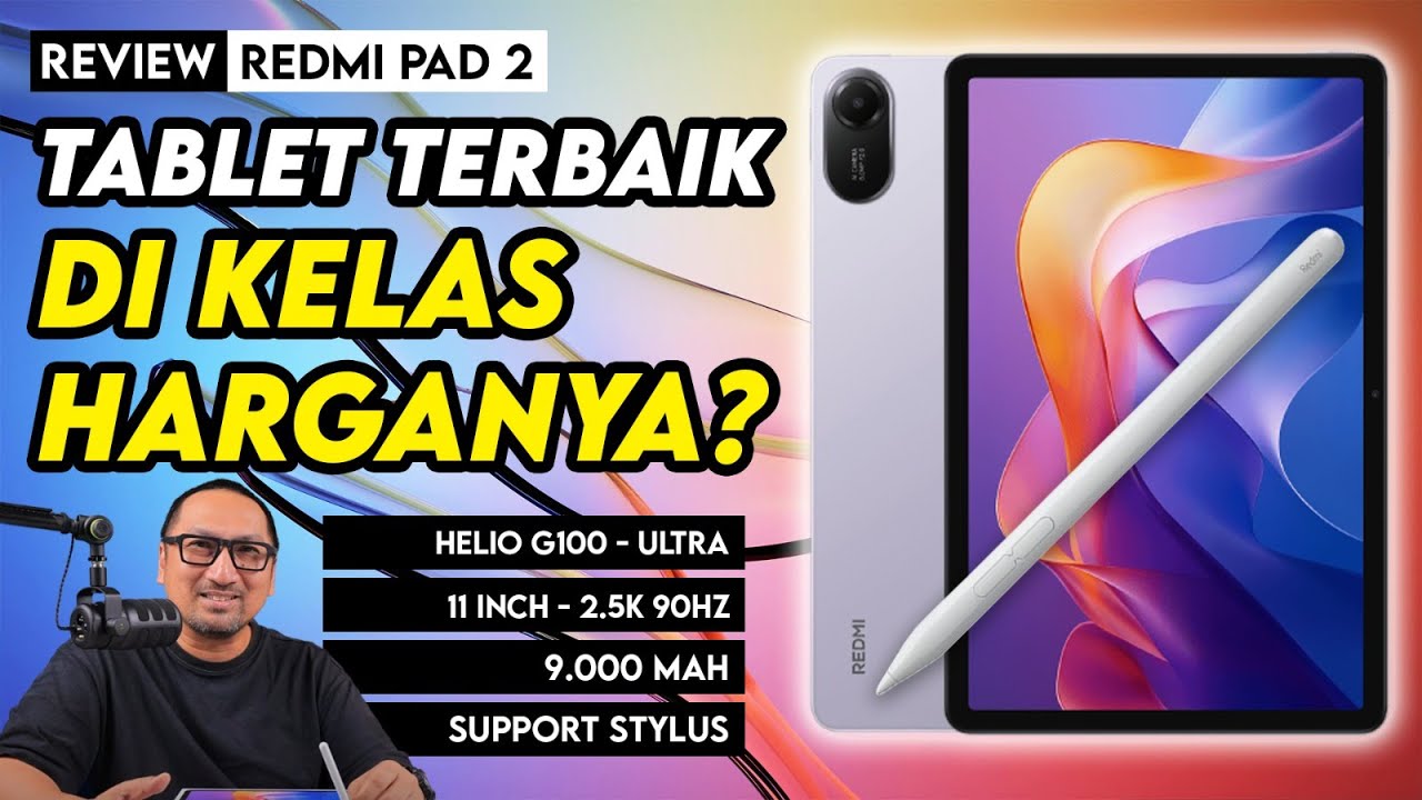 Tablet 2 Jutaan Kencang, Irit, dan Support Stylus - Review Redmi Pad 2