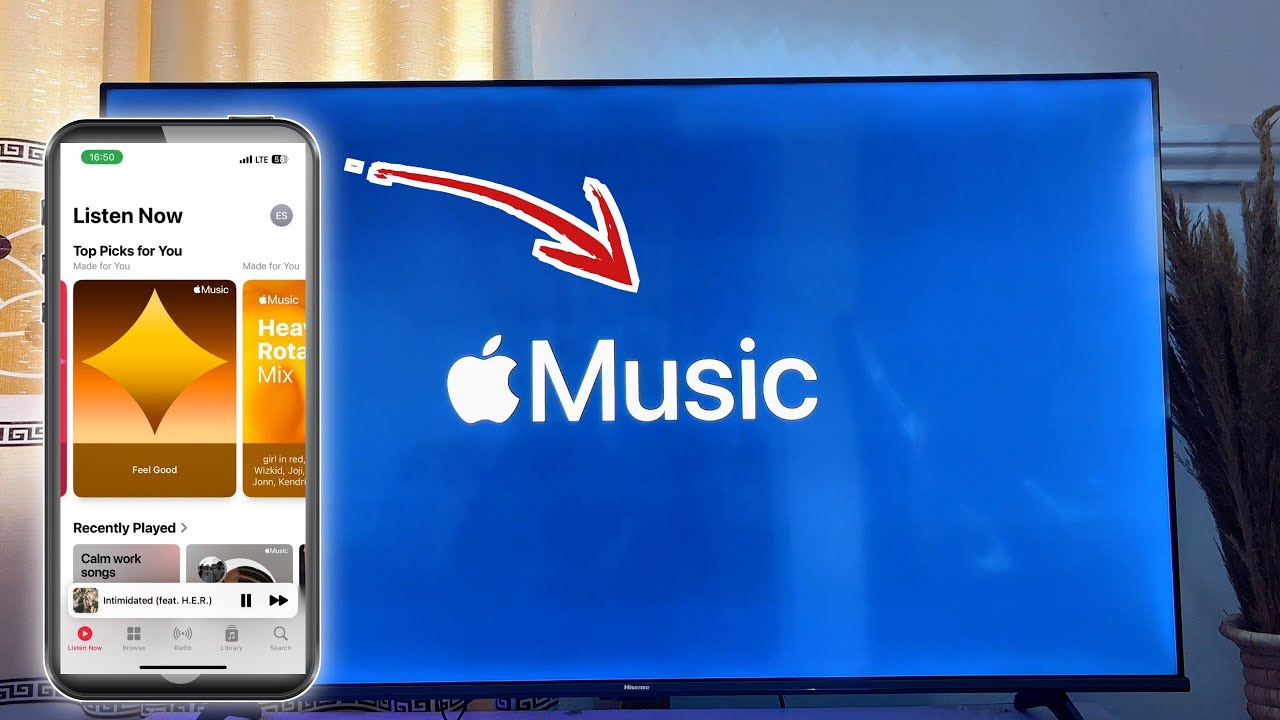 How to Connect Apple Music to TV - Listen to Apple Music From Phone on TV