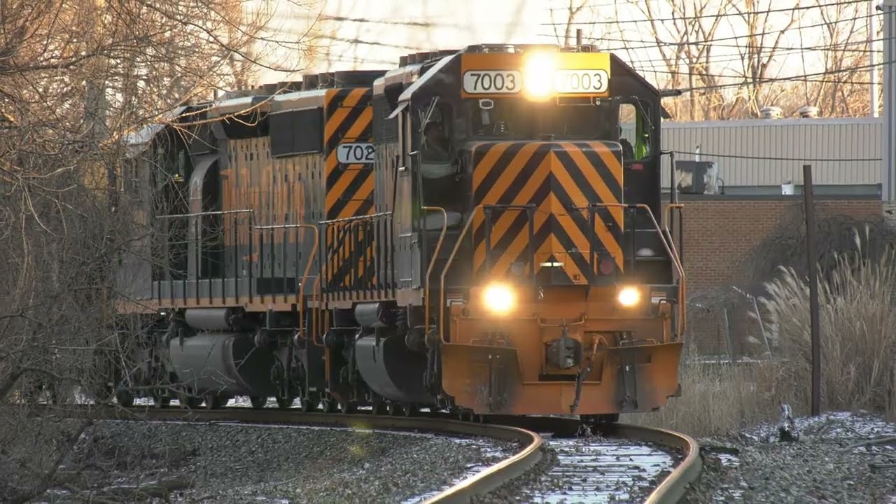 Wheeling coke train in Cleveland and Berea W&LE 7003
