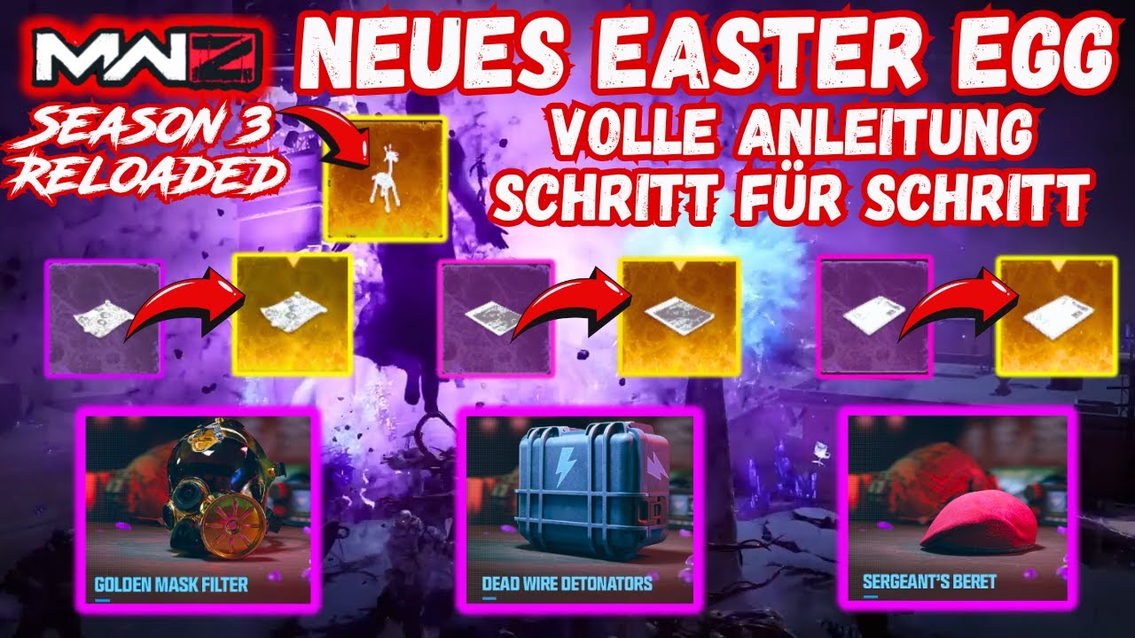 Neues Zombie Easter Egg Season 3 Reloaded einfach und komplett erklärt!