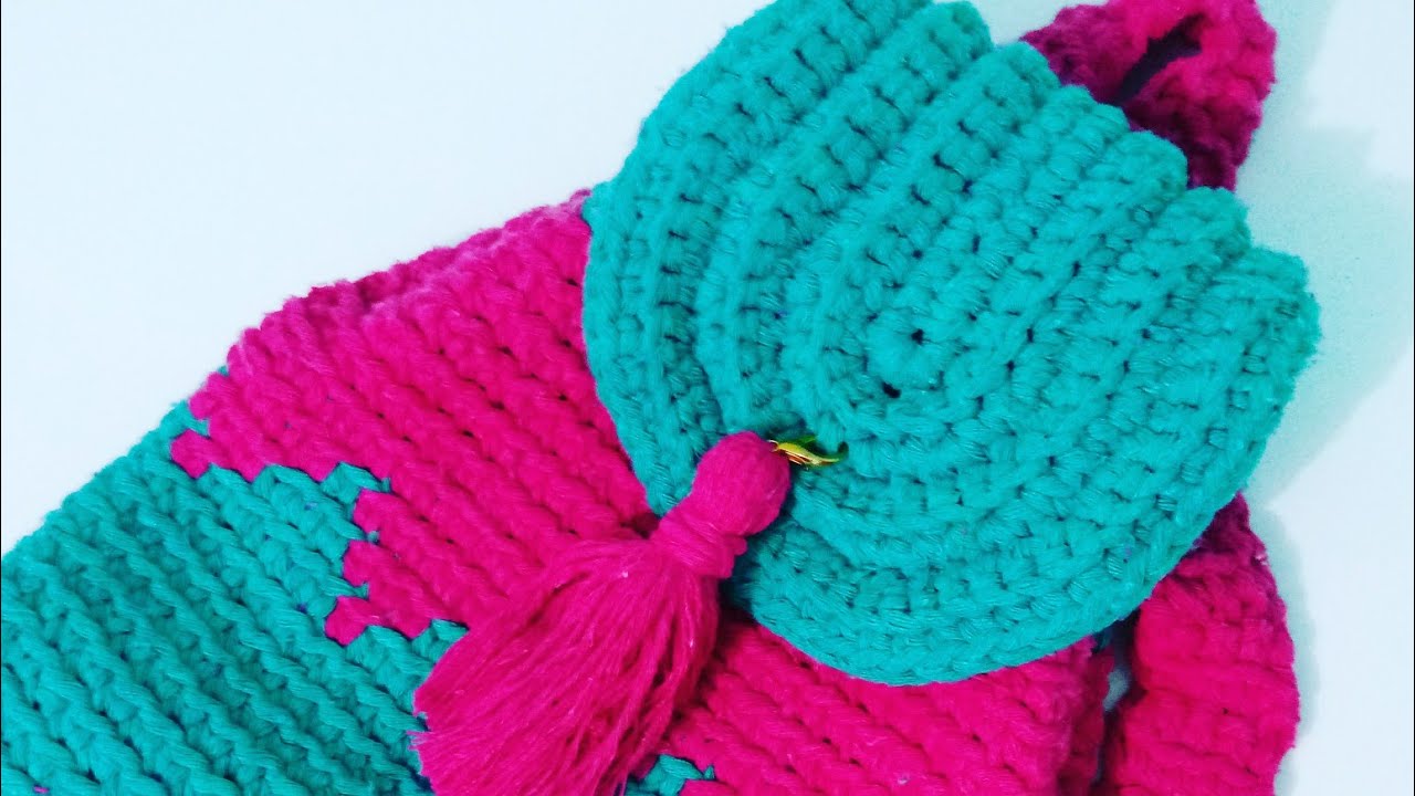 Mochila de crochê (PARTE 1)