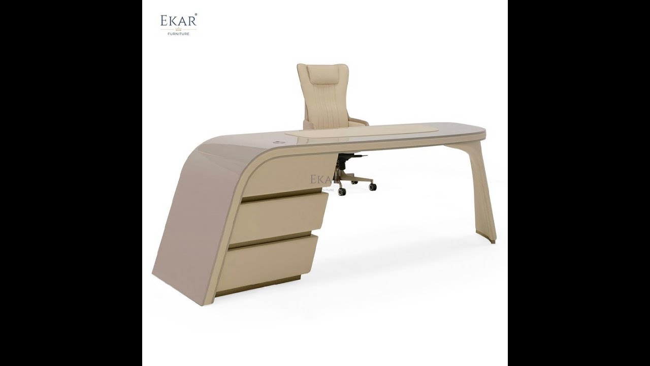 Contemporary Writing Desk with Storage WH309S28