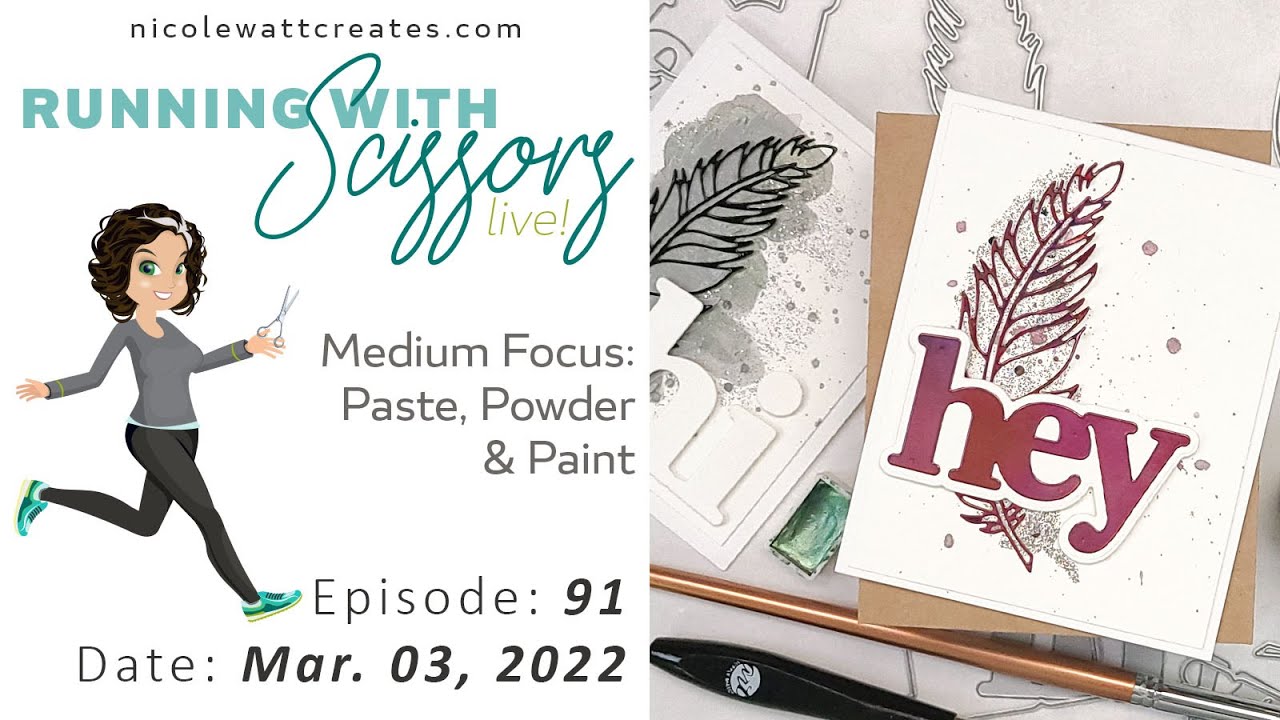 🔴Running With Scissors | Craft Live Stream with Nicole | Ep.91 March 03, 2022
