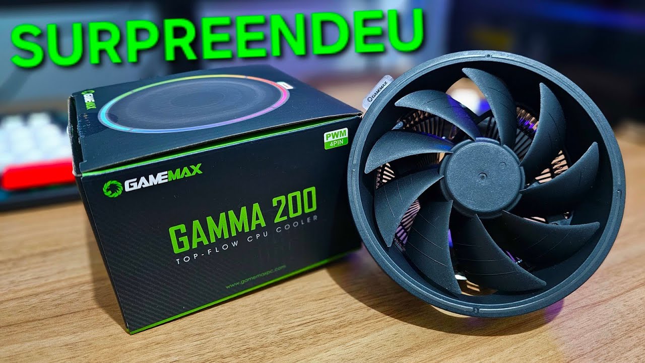 CPU Cooler Gamemax Gamma 200 | Unboxing, Instala&ccedil;&atilde;o e Testes