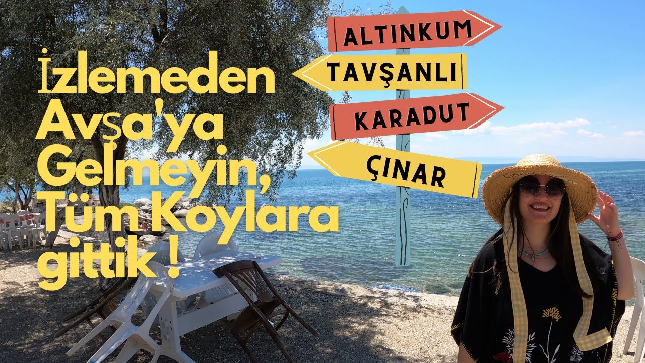 Avşa Adası’nın Koylarını Gezdik ! | Altınkum, Tavşanlı, Karadut ve Çınar Koyu