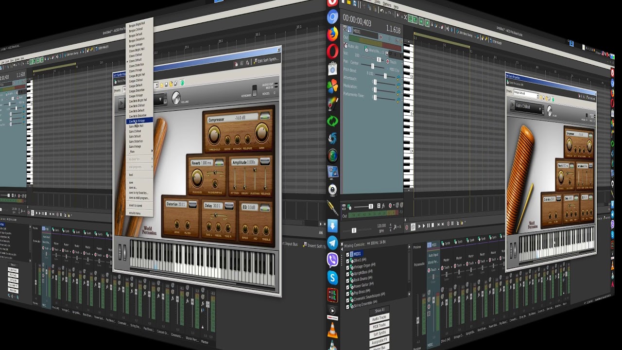 MAGIX - ACID Pro Next Suite 1.0.1.24 + CONTENT in Ubuntu Studio 19.04.