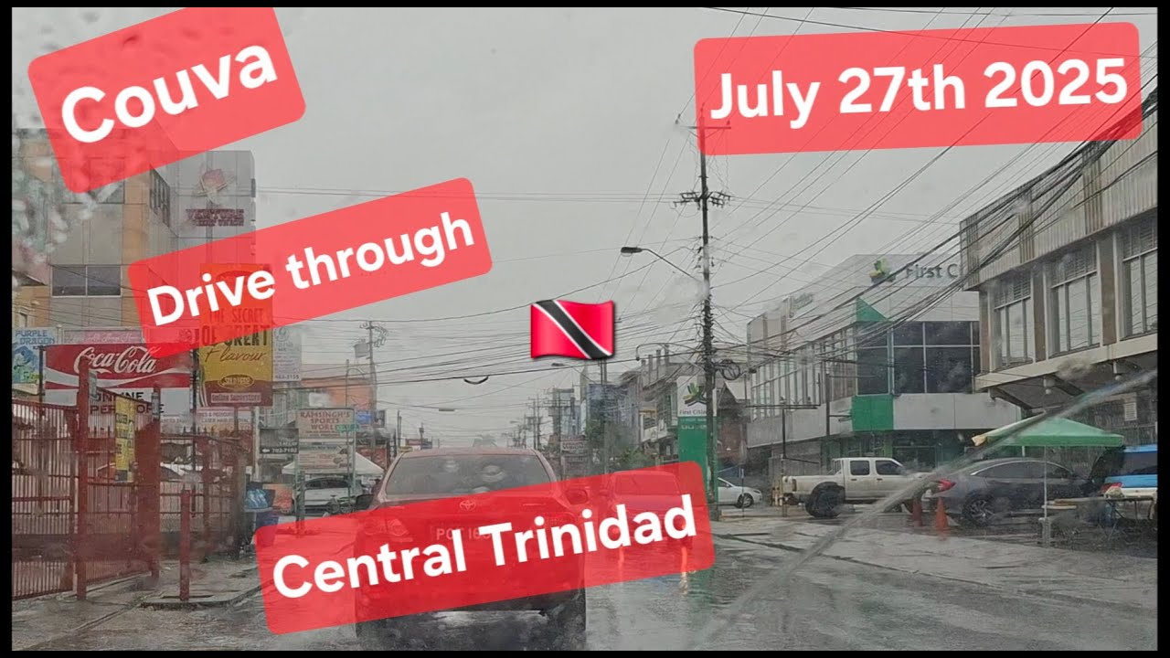 Drive through Couva July 27th 2025 Central Trinidad