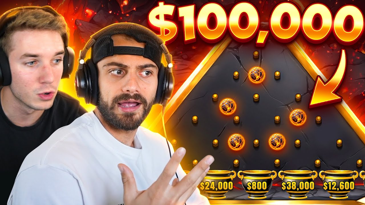$100,000 BET ON THE NEW PLINKO SLOT!