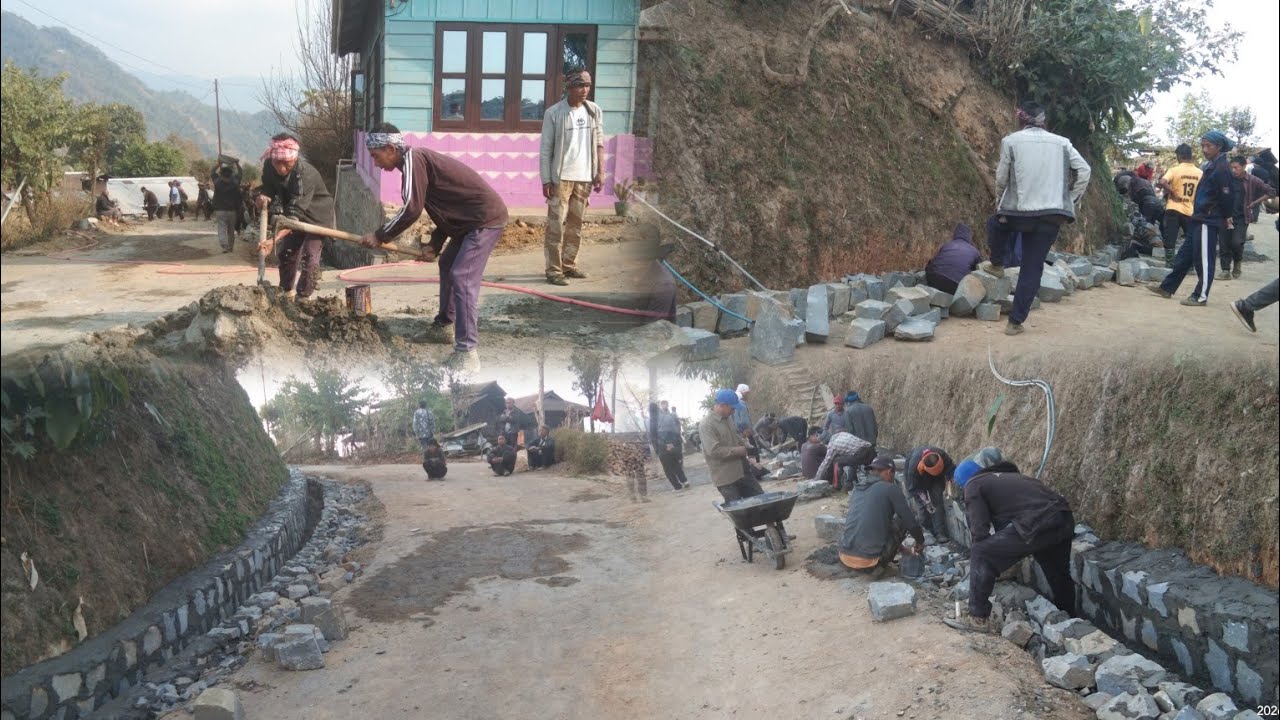 A vlog on maintaining drainage in village (yangpi) 16/2/2026