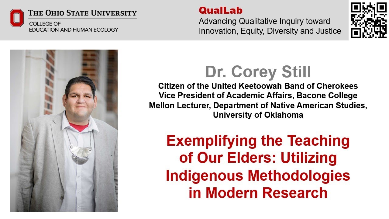 QualLab Lunch: Utilizing Indigenous Methodologies in Modern Research