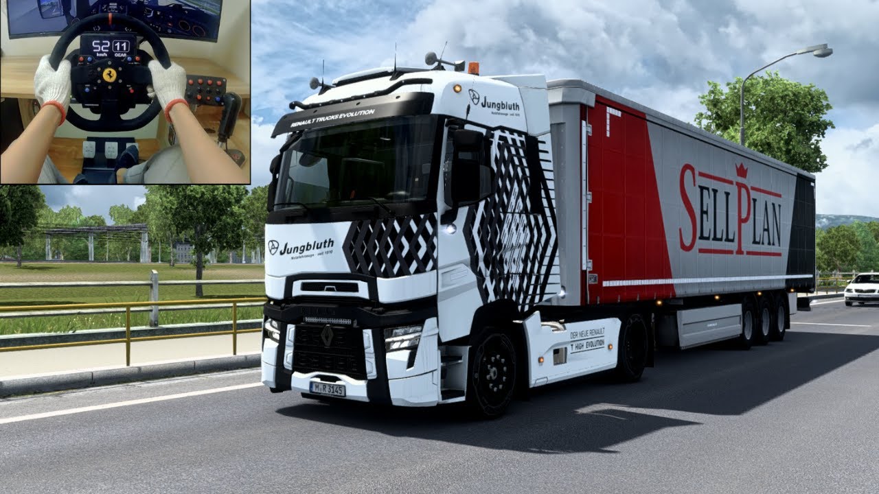 Renault T High Evolution - Euro Truck Simulator 2 | Thrustmaster T300RS Ferrari Edition