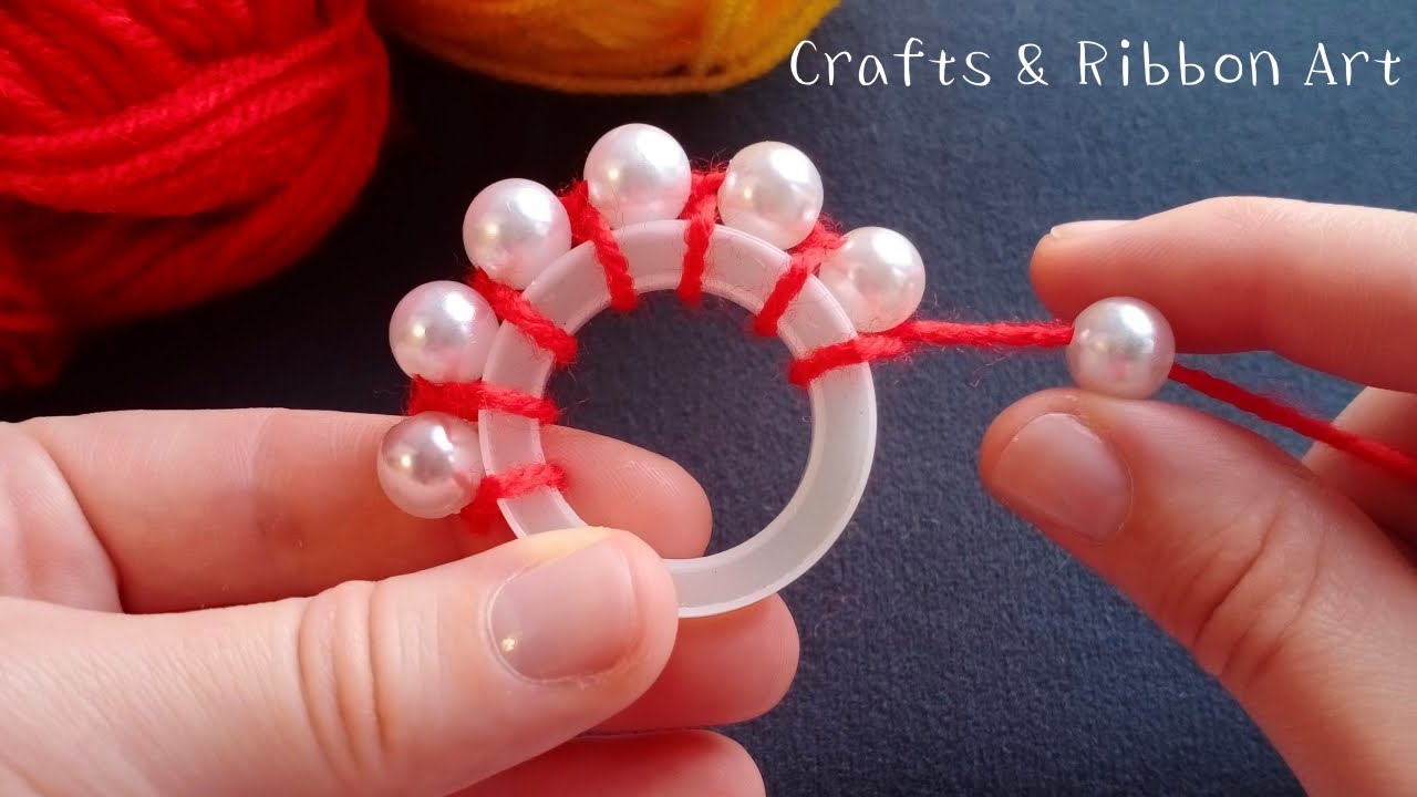 Amazing Flower Craft Ideas with Wool - Hand Embroidery Easy Trick - DIY Woolen Flowers - Sewing Hack