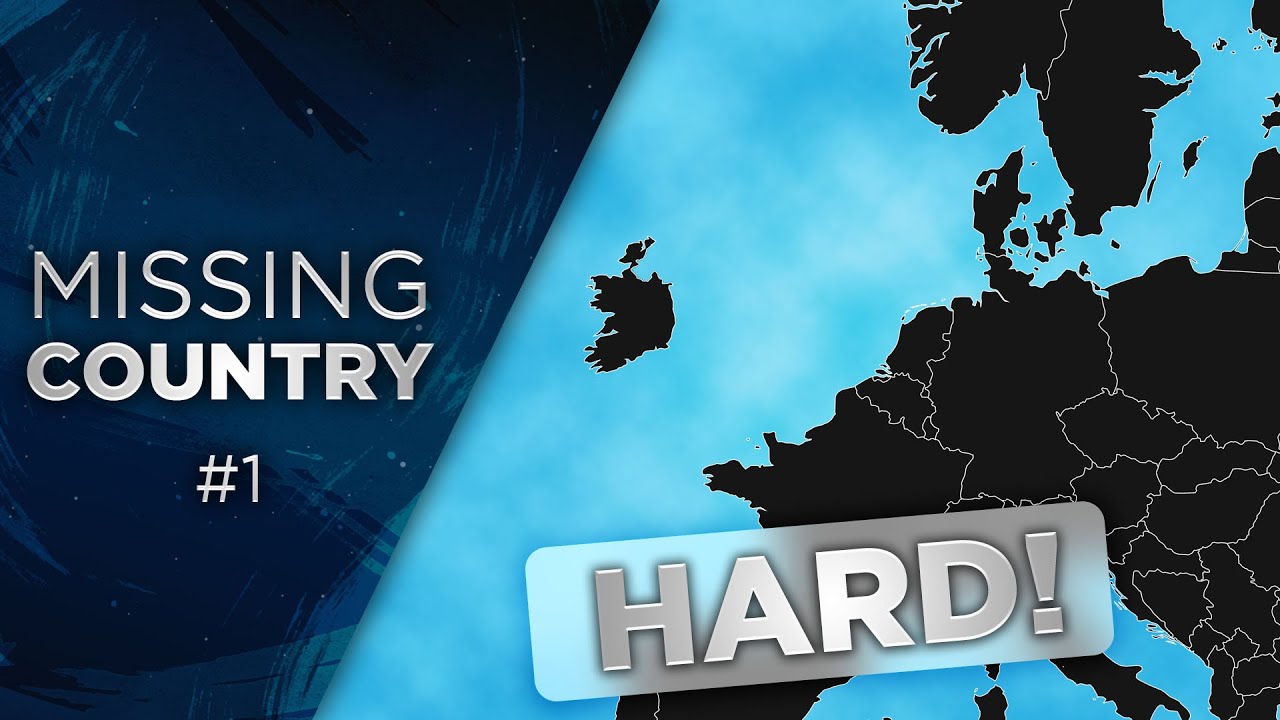 Guess the Missing Country from a Map #1 - Hard!