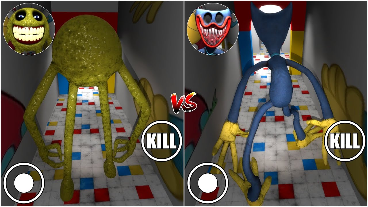 Playing as Huggy Wuggy vs Roblox Innyume Smiley's Stylized Nextbot in Poppy Playtime Chapter 3!
