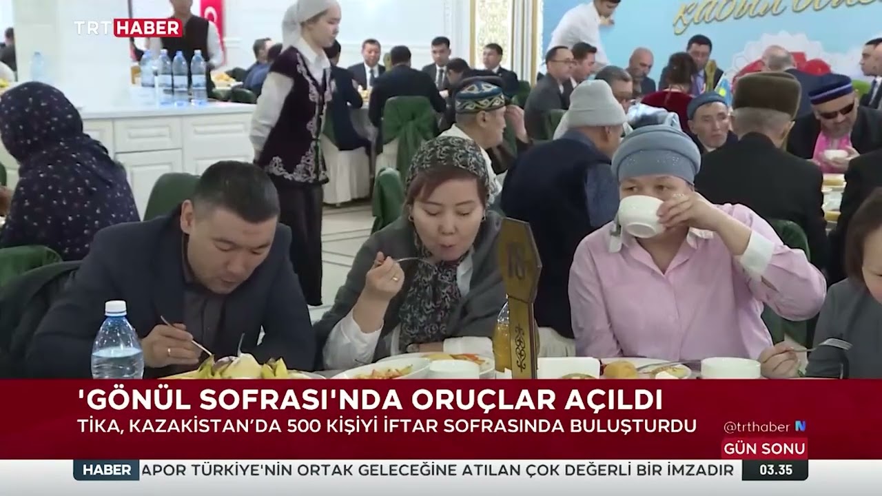 TİKA, Kazakistan'da 500 Kişiyi İftar Sofrasında Buluşturdu -TRT HABER - 26.02.2026