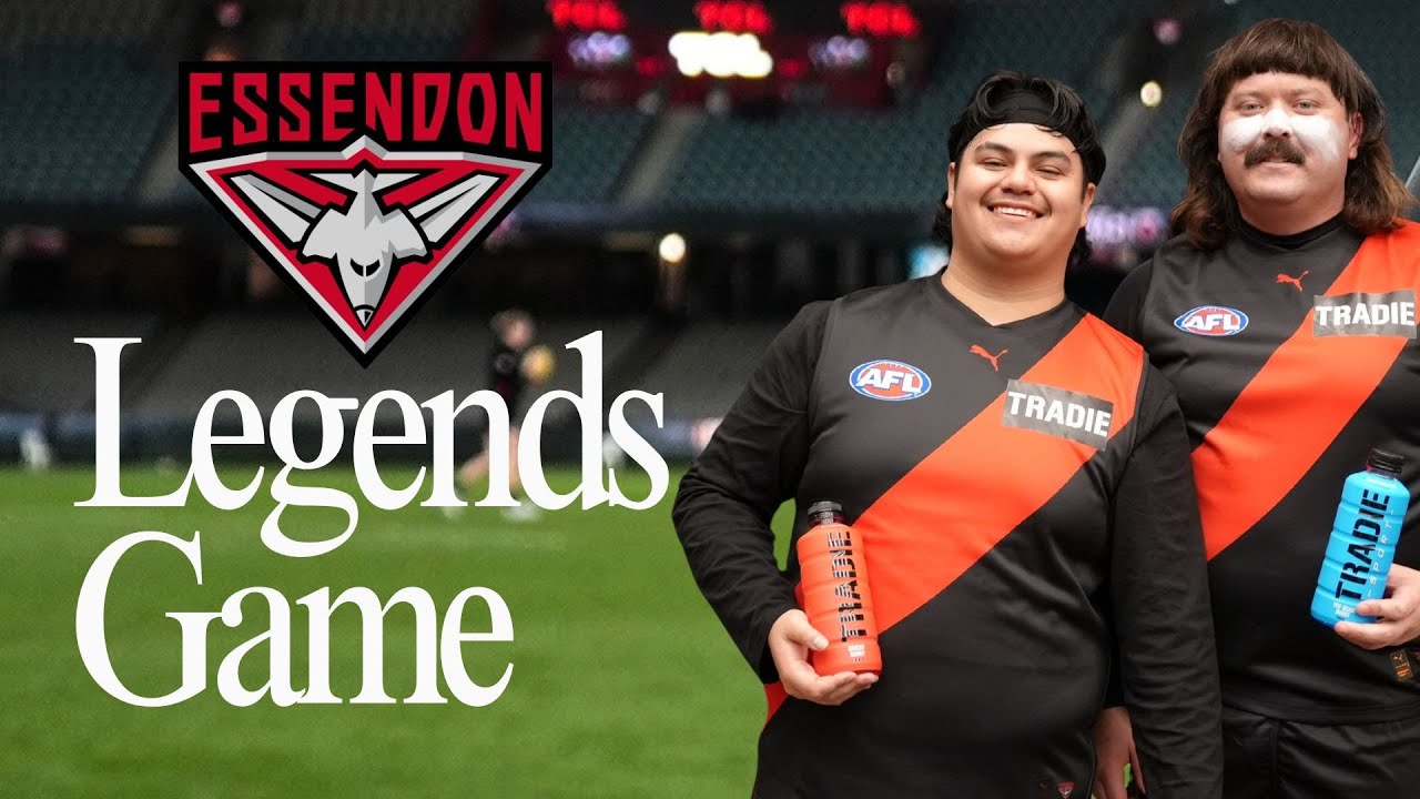 Essendon Legends Game 2025 [Game Day Vlog]