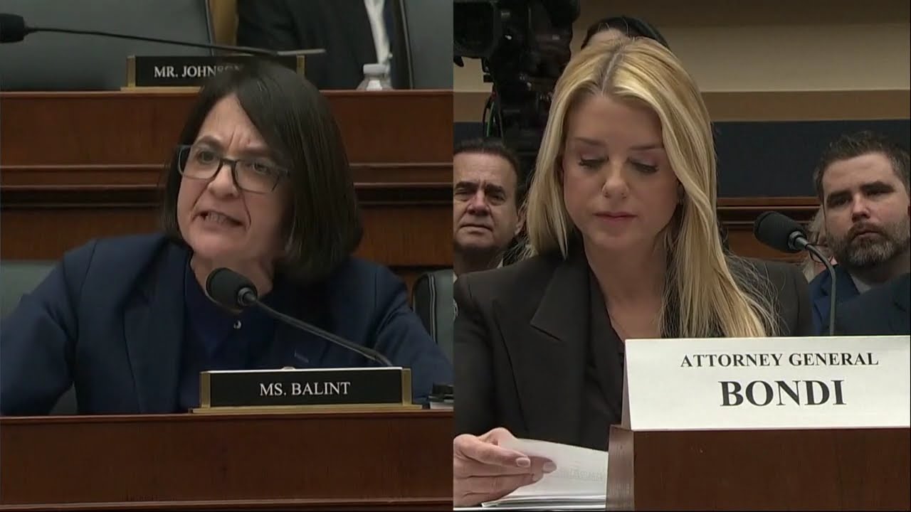 Fiery exchange between AG Bondi and VT Rep. Becca Balint includes 'Weak sauce!' and 'Shame on you!'