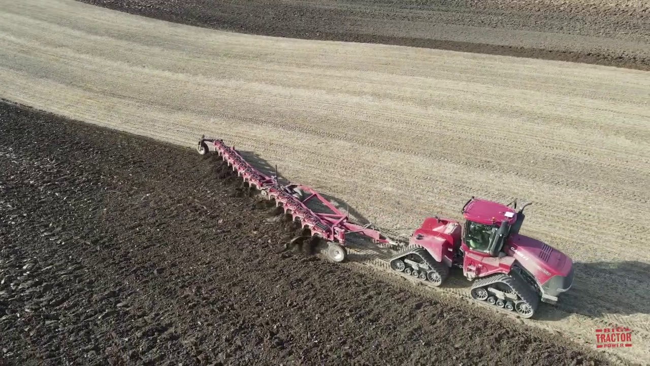 BIG PLOWING 14 bottom Salford 8214 Moldboard Plow mp4
