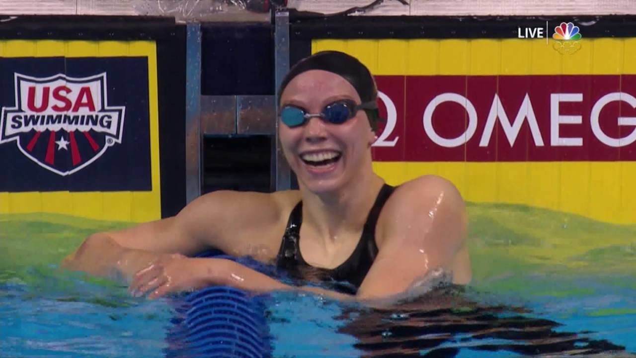 Olympic Swimming Trials | Cammile Adams Claims Rio Berth With 200-Meter Butterfly Win