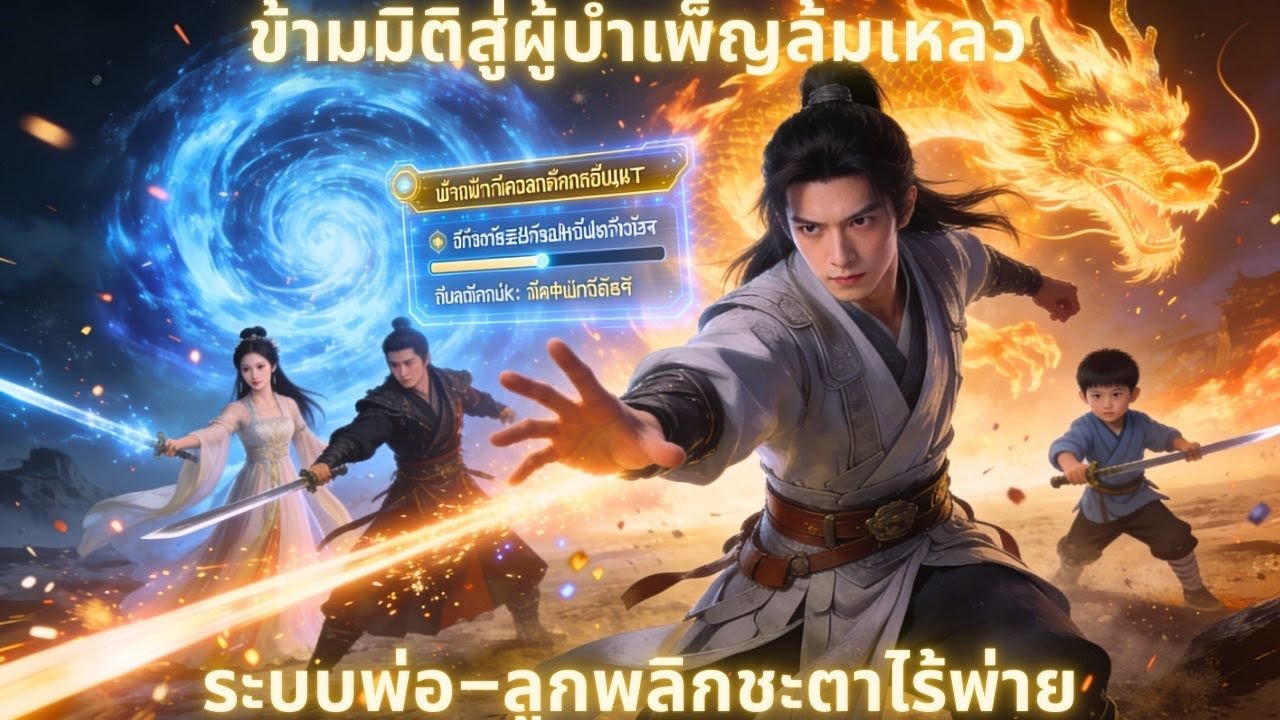 🔥 ข้ามมิติสู่ผู้บำเพ็ญล้มเหลว ระบบพ่อ–ลูกพลิกชะตาไร้พ่าย | #สปอยซีรีส์ #ระบบ