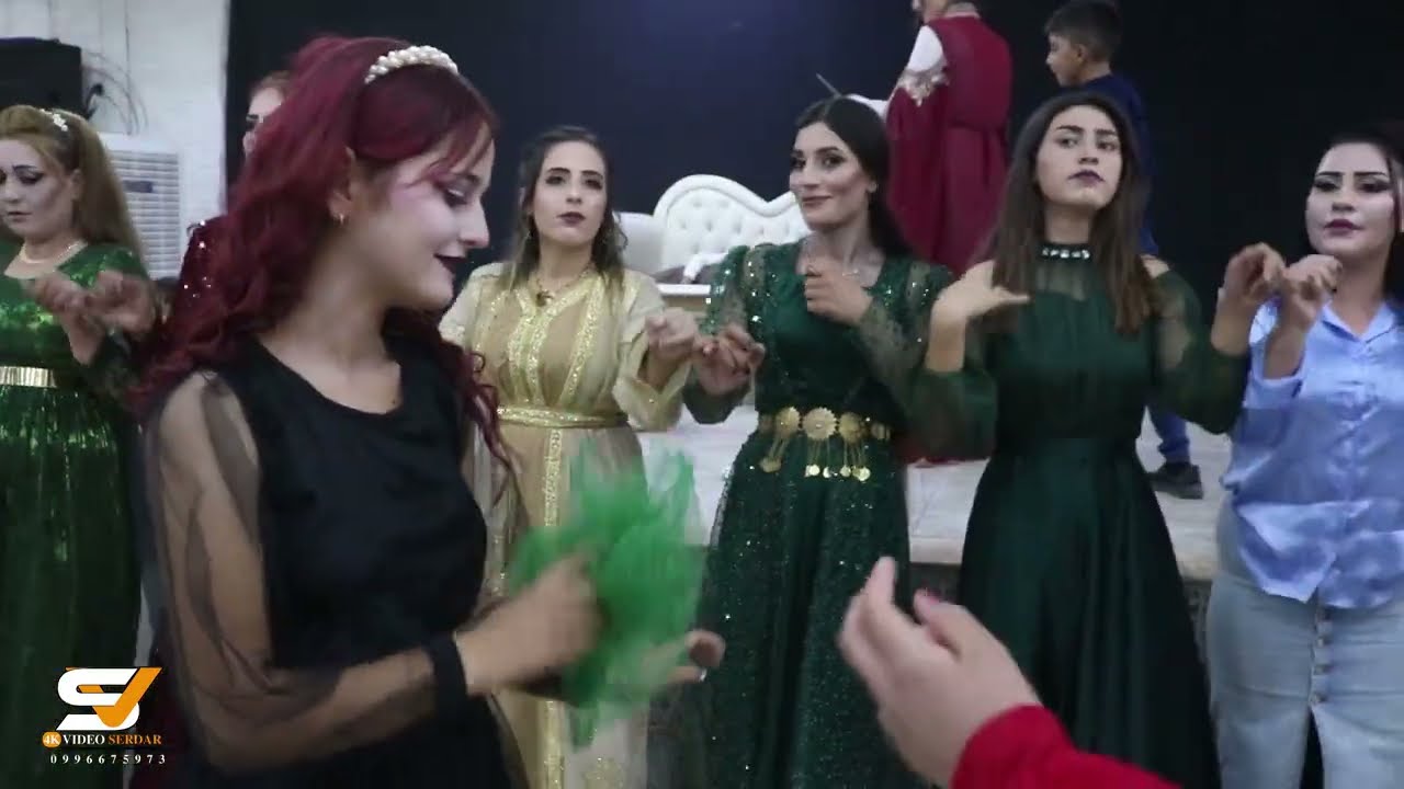اجمل حفلات كوباني حفلة الزفاف العروسين اذاد و فاطمة اقيم الحفل في صالة الفرات رقم (1)