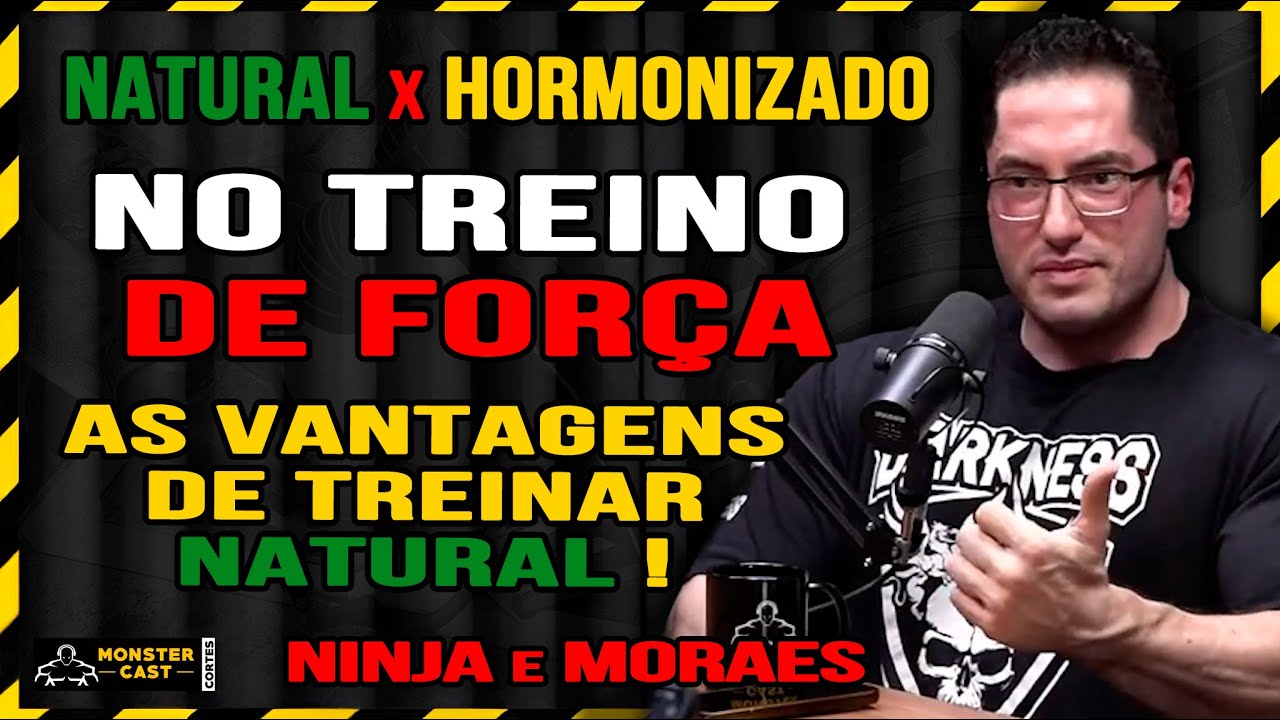 COMO UM NATURAL PODE SUPERAR UM HORMONIZADO TREINANDO FORÇA ! | NINJA & FELIPE MORAES