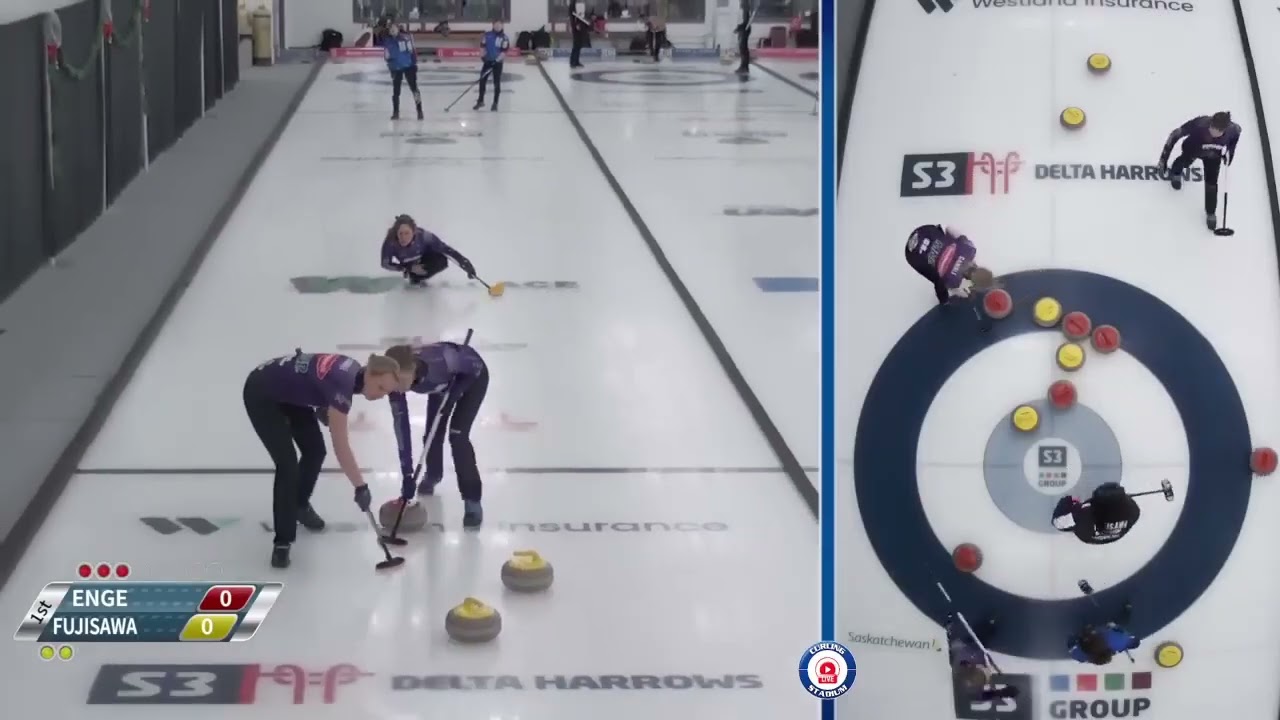 FEATURE  Satsuki Fujisawa vs  Jenna Enge   Draw 3   RBC Dominion Securities Western Showdown XCM