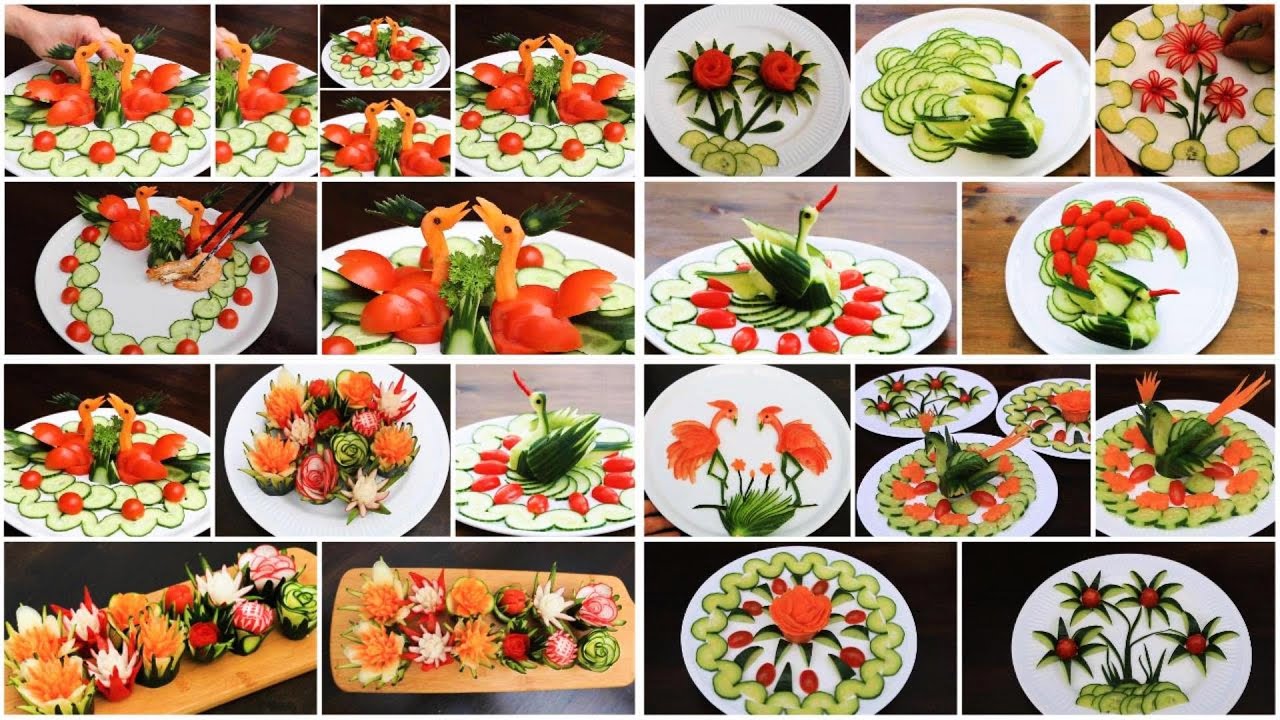 🔴 [1 HOUR] Art In FRUIT & VEGETABLE CARVING AND CUTTING TRICKS