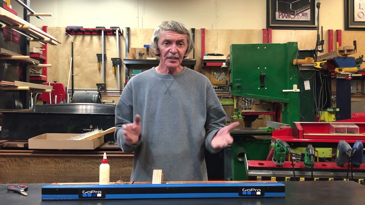 Piano Solutions XXI: Glueing the Felt on a Damper Stop Rail