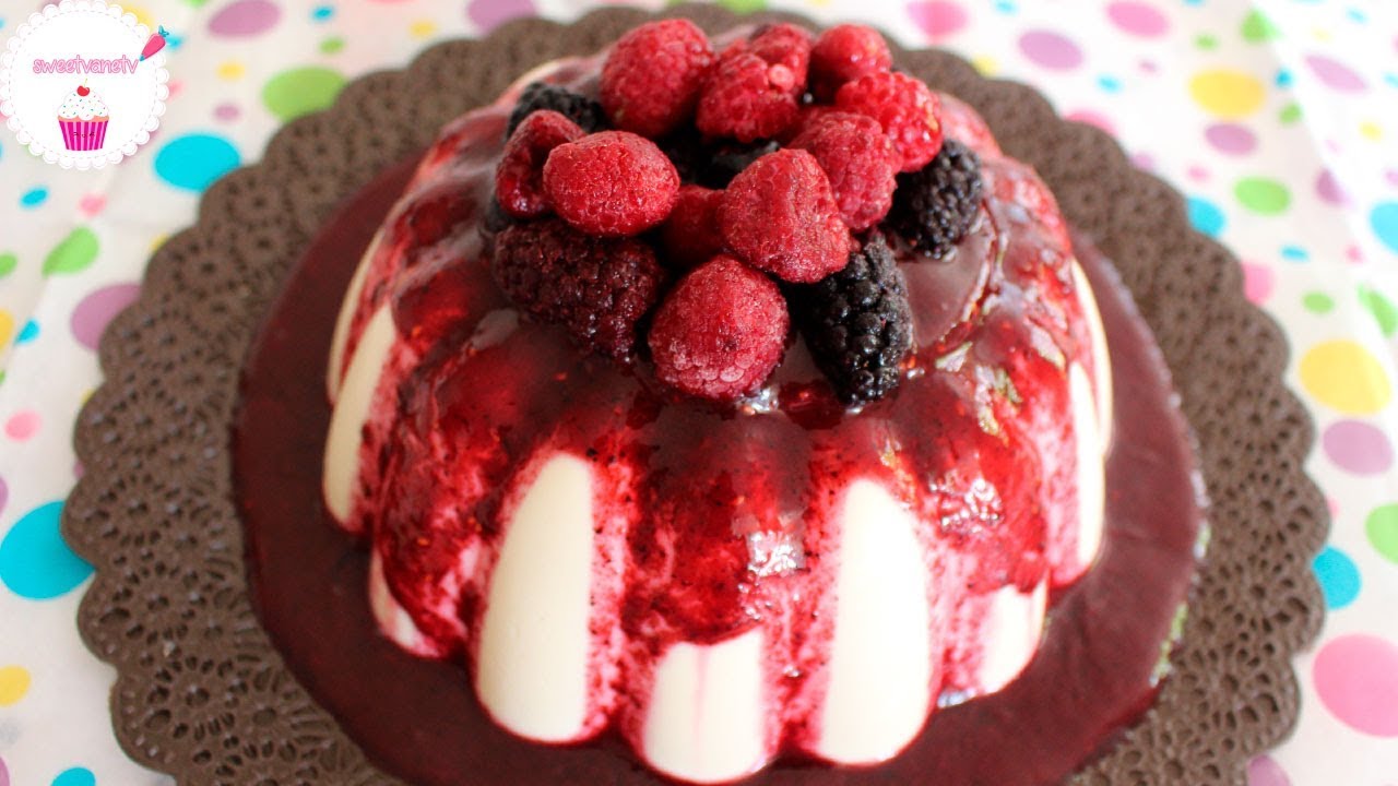 GELATINA DE YOGURT y frutos rojos Postre Ligero | Postres de Vane