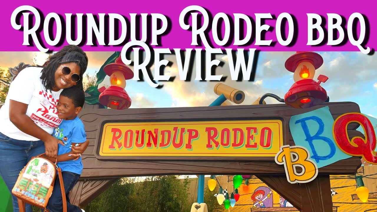 Kids Try Roundup Rodeo BBQ! 🤠 // Toy Story Land Restaurant Review