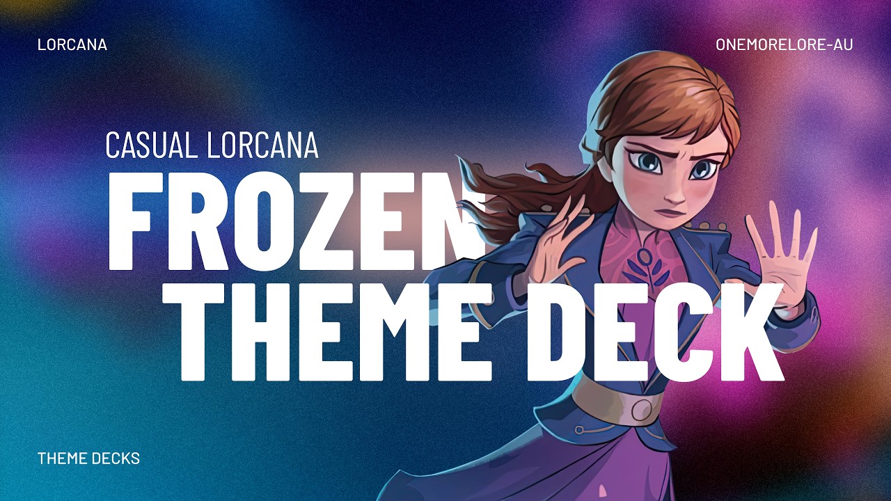 Disney Lorcana Frozen Theme Deck | Casual Play | Elsa & Anna Synergy | Fabled & Reign of Jafar