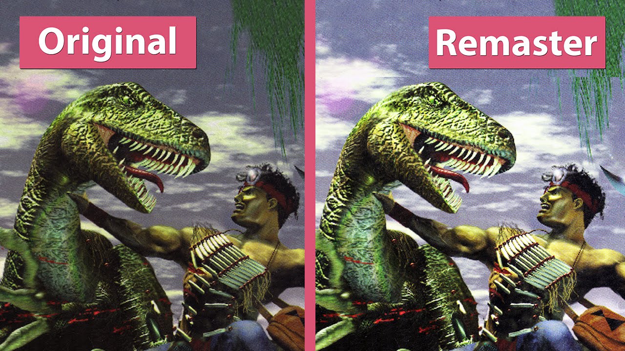 Turok: Dinosaur Hunter &ndash; Original vs. Remaster on PC Graphics Comprison