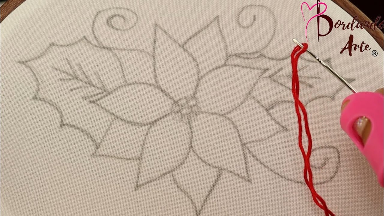 Wow‼️🧑‍🎄HERMOSO Y FÁCIL BORDADO NAVIDEÑO👌🎅#embroidery #christmas #handmade