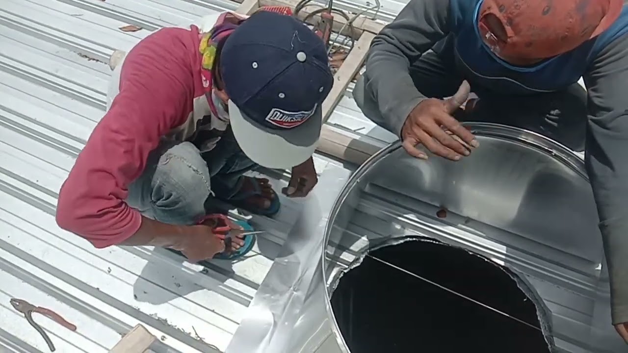 CARA PASANG TURBIN VENTILATOR