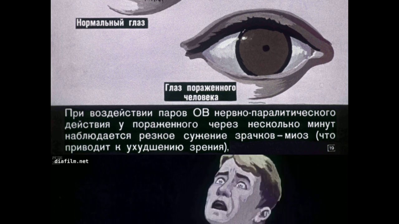 Диафильм. Химическое оружие и его опасность.