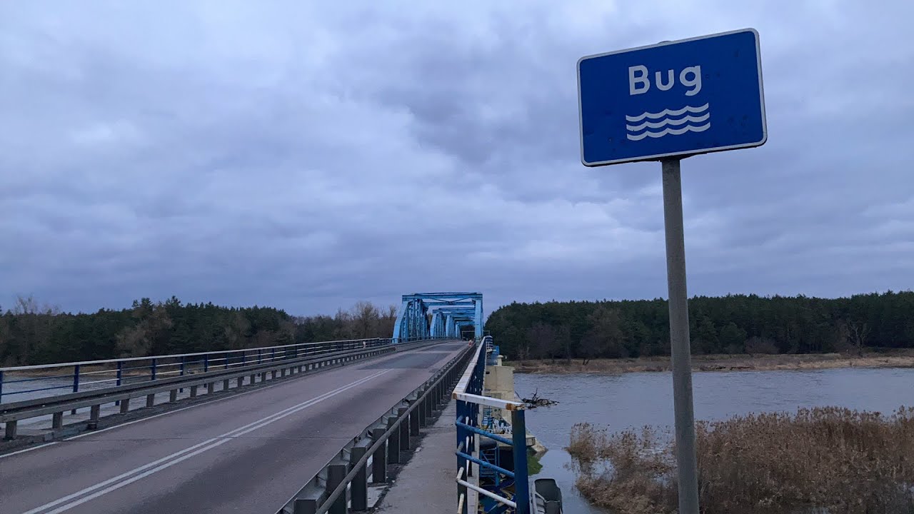 Most na rzece Bug w ciągu DK 19 koło Siemiatycz