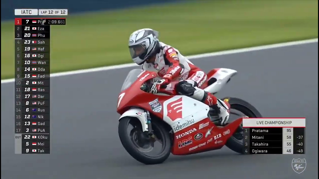 IATC Race 2 motegi Veda Ega Pratama Juara lagi Mengasapi pembalap Jepang dan Thailand