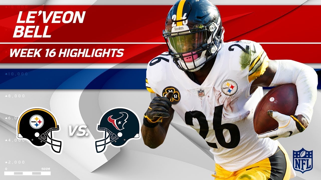 Le'Veon Has Pittsburgh Singing Jingle Bells vs. Houston 🔔 | Steelers vs. Texans | Wk 16 Player HLs